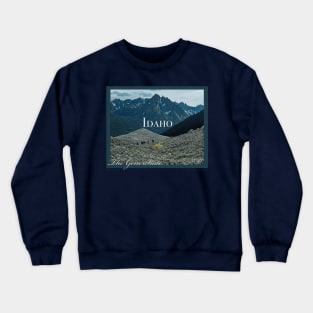 Idaho Poster Art Crewneck Sweatshirt